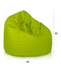 immagine-3-king-collection-pouf-a-sacco-in-nylon-65x62cm-verde-ean-8023755045920