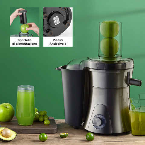 muhler estrattore elettrico 2 velocita con 2 caraffe 500ml 1l 600w ean 3800139272944