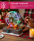 saint joy ruota panoramica natalizia joywheel con luci led movimento e musica ean 8050043127433