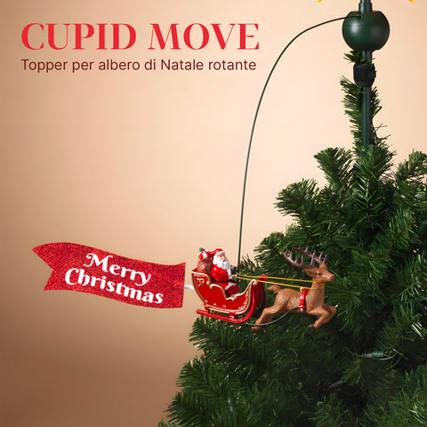 Palla Natale vetro soffiato 200 mm rossa decori fiori dorati | vendita Palla Natale vetro soffiato 200 mm rossa decori fiori dorati | vendita