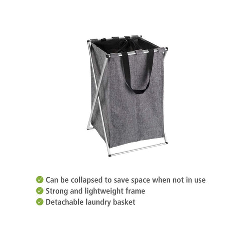 immagine-3-wenko-portabiancheria-uno-grigio-screziato-ean-4008838226414