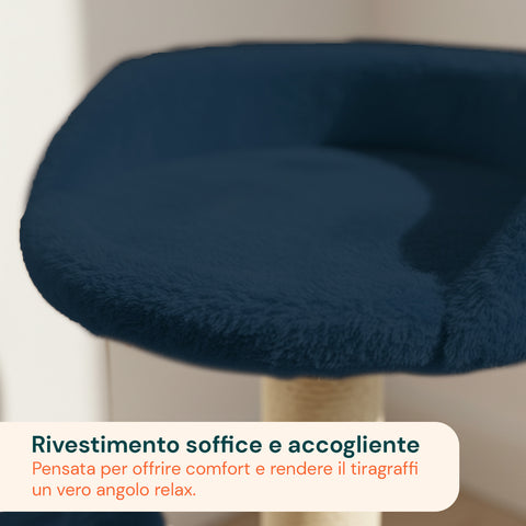 puppy lovers tiragraffi per gatti 50 cm con arco in sisal e gioco pendente ean 8054806950641