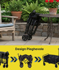 daimann carrello pieghevole da esterno taglia l 90kg taglia xl 120kg con ruote ean 8056590070642