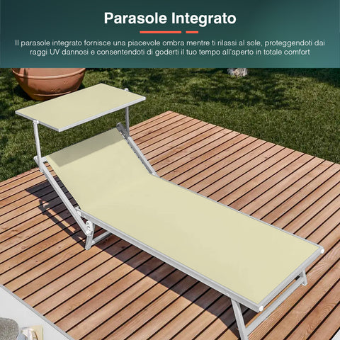 immagine-4-garden-friend-lettino-da-mare-pieghevole-con-parasole-in-alluminio-183x61x38cm-beige-ean-8023755053406