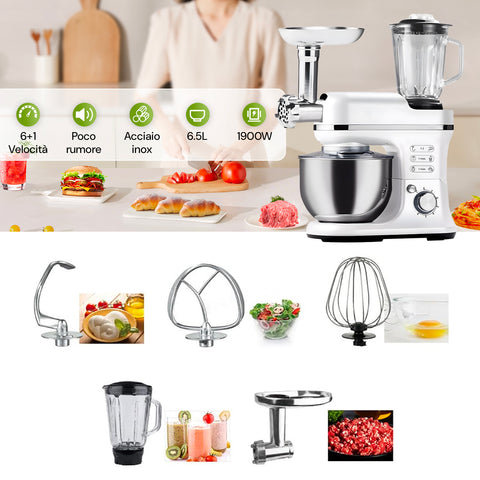 immagine-4-jordan-casa-robot-impastatrice-planetaria-con-tritacarne-e-frullatore-65l-1900w-ean-0805698116503