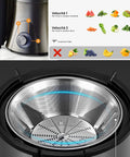 muhler estrattore elettrico 2 velocita con 2 caraffe 500ml 1l 600w ean 3800139272944