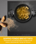 pensofal casseruola alta antiaderente per induzione 3l biostone con doppio fondo inox ean 8020173085804