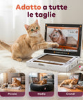 puppy lovers graffiatoio interattivo per gatti a forma di pc portatile con giochi inclusi ean 8054806950092