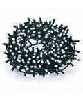 saint joy catena luminosa 180 led programmabile per interno esterno luci di natale con 8 giochi luce 7 colori disponibili cavo verde e trasformatore incluso ean 8056819081411
