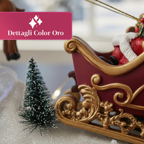 saint joy giostra natalizia con luci led musica e movimento l29xp6xh29cm ean 8053482251882