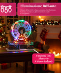 saint joy ruota panoramica natalizia joywheel con luci led movimento e musica ean 8050043127433