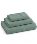 saint joy set 3 asciugamani in 100 cotone tris bagno con telo 90x140 asciugamano 60x100 e ospite 40x60 cm morbidi e assorbenti 6 colori ean 8056819080124