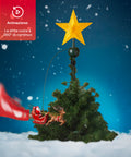 immagine-4-saint-joy-topper-per-albero-di-natale-con-stella-e-slitta-rotante-ean-8050043127143