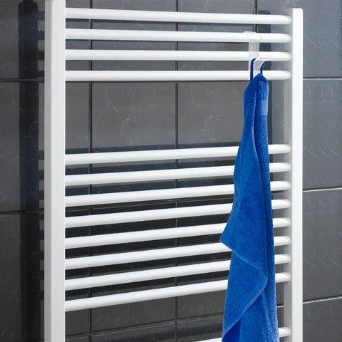 Ganci Scaldasalviette Trasparenti Wenko - Set 2 Pezzi | Salvaspazio - Foto 11