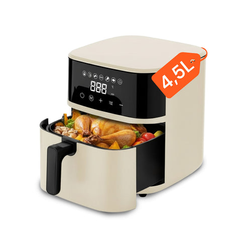 wintem friggitrice ad aria 45l con display led touch e 7 programmi di cottura 1800w ean 8052286432213