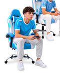 nexor sedia gaming ergonomica con luci rgb e cuscino lombare massaggiante poltrona ufficio reclinabile con telecomando ean 8056819078855