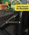 daimann carrello pieghevole da esterno taglia l 90kg taglia xl 120kg con ruote ean 8056590070642