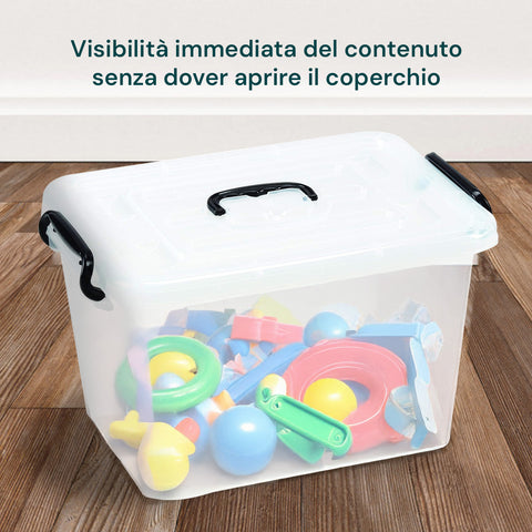 garden friend scatola salvaspazio 65l con coperchio ruote e chiusura ermetica ean 8023755054168