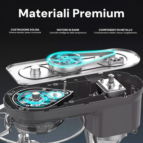 jordan casa impastatrice planetaria multifunzione con accessori completi e motore potente 1900w ean 0805698117425