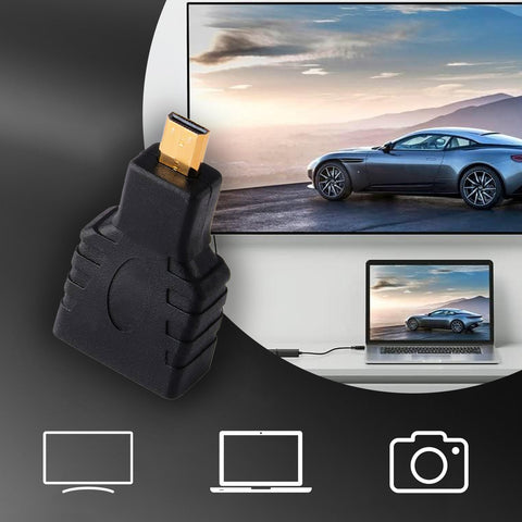 omega adattatore micro hdmi con connettori oro maschiofemmina 2 0 nero ean 8050612772255