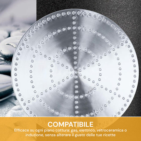 pensofal set 3 padelle antiaderenti 18 22 26 cm in alluminio per induzione e gas ean 8020173085798