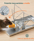 pestshield set 2 trappole per topi in metallo ean 5050375050389
