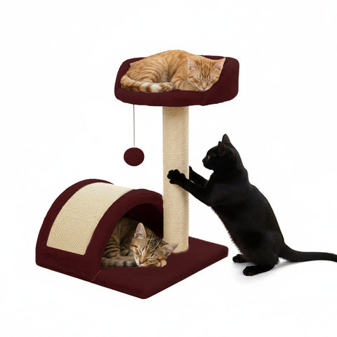 puppy lovers tiragraffi per gatti 50 cm con arco in sisal e gioco pendente ean 8054806950641
