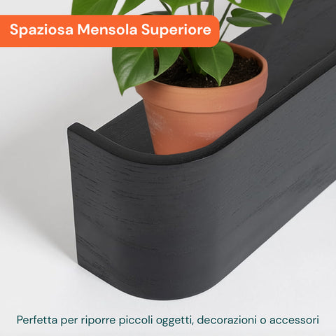 avilia home appendiabiti da muro design moderno con 5 ganci a scomparsa ean 8052879010736