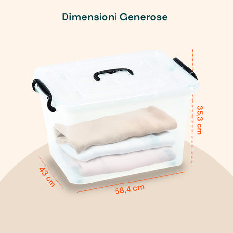 garden friend scatola salvaspazio 65l con coperchio ruote e chiusura ermetica ean 8023755054168