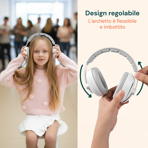 keiki cuffie antirumore per neonati 0 36 mesi e bambini 3 8 anni kit completo 2 in 1 ean 8056590110058