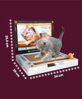 puppy lovers graffiatoio interattivo per gatti a forma di pc portatile con giochi inclusi ean 8054806950092