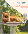 puppy lovers letto da finestra per gatti amaca pieghevole fino a 18kg di portata ean 8054806950214
