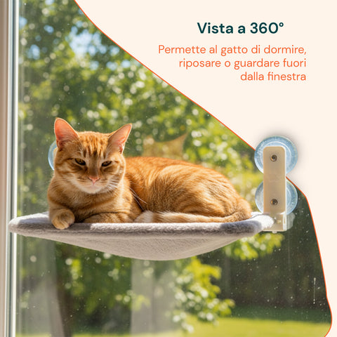 puppy lovers letto da finestra per gatti amaca pieghevole fino a 18kg di portata ean 8054806950214