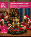 saint joy casa di babbo natale animata luci led musica e movimento ean 8050043127365