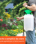 Pompa irroratrice versatile per trattamenti piante, giardinaggio e disinfestazione, capacità 8L ideale per orti, giardini e serre