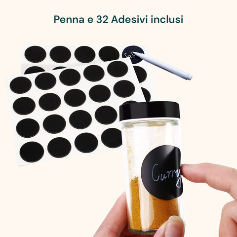 avilia home porta spezie girevole 360 da cucina con 16 barattoli inclusi ean 8052879010859