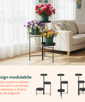 avilia home portavasi in ferro a 3 ripiani 20 cm supporto piante da interno ean 8056819053227