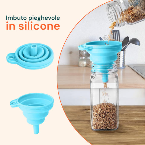 avilia portaspezie estraibile da armadietto con 20 barattoli in vetro ed etichette ean 8056819053562