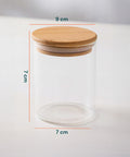 avilia set 15 barattoli in vetro per candele da 170 ml con coperchio in bambu ean 8056819053593