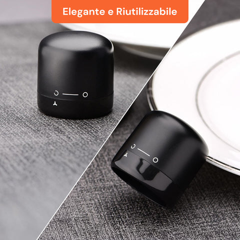 avilia set 3 tappi per bottiglie di vino conservazione sottovuoto facile e sicura ean 8052879010187