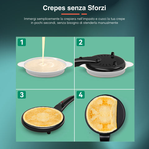 Pintinox Energy Padella Crepes 26cm Antiaderente - Per Tutti I Piani Cottura Incluso Induzione - Foto 6