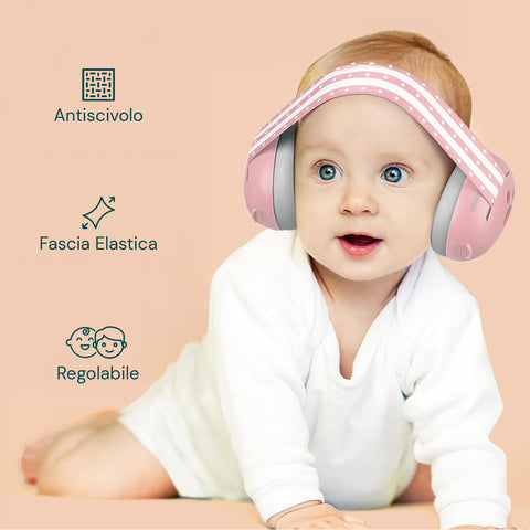keiki cuffie antirumore per neonati 0 36 mesi e bambini 3 8 anni kit completo 2 in 1 ean 8056590110058