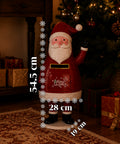 saint joy dear santa statua babbo natale porta lettere in metallo sportello ad apertura manuale altezza 545 cm dimensioni 28x19x545 cm ean 8050043127785