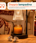 avilia home lampada scaldacandele con timer dimmerabile e altezza regolabile ean 8052879014871