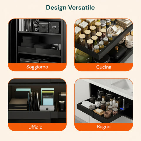avilia home organizer estensibile per cassetti e dispensa vassoio regolabile multiuso ean 8052879011818