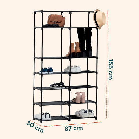 avilia home scaffale modulare con 14 ripiani struttura solida in metallo e tnt salvaspazio ean 8056819052893