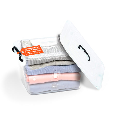 garden friend scatola salvaspazio 65l con coperchio ruote e chiusura ermetica ean 8023755054168