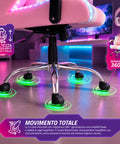 nexor sedia gaming ergonomica con luci rgb e cuscino lombare massaggiante poltrona ufficio reclinabile con telecomando ean 8056819078855