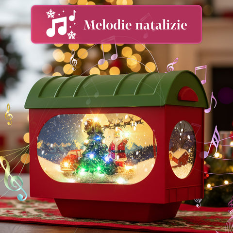 saint joy decorazione natalizia lampione flash 160 cm con led e musica per interno ed esterno ean 8388780246712