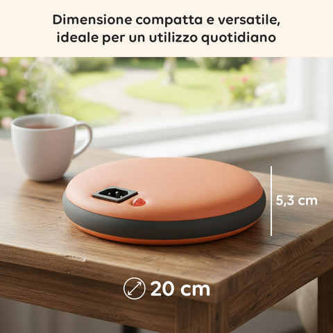 wintem scaldino elettrico rigido cupido per mani e corpo 550w on autonomia 3 ore ean 8050043122087